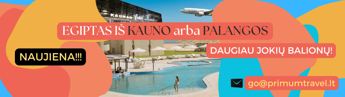 Iš Kauno be balionų Egiptas