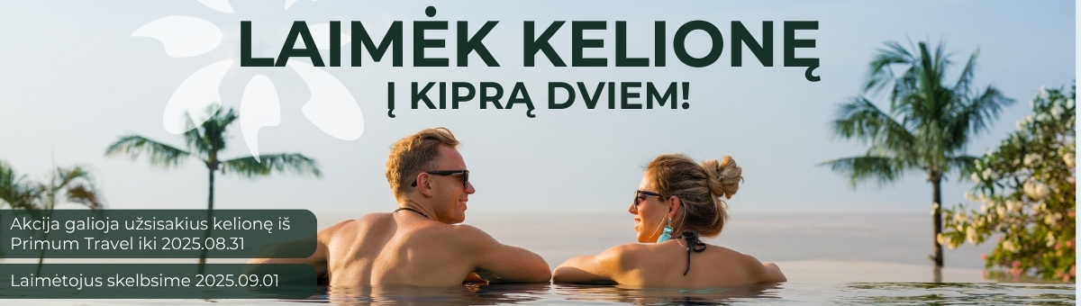 Laimėk kelionę į Kiprą