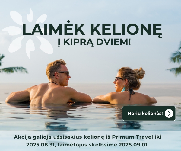 Laimėk kelionę į Kiprą